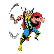 Thor Marvel Classics Peel and Stick Giant Wall Decal